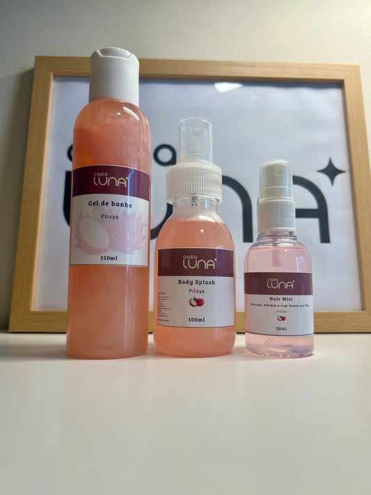Kit Pitaya – Gel de banho, Body Splash & Hair Mist ✨